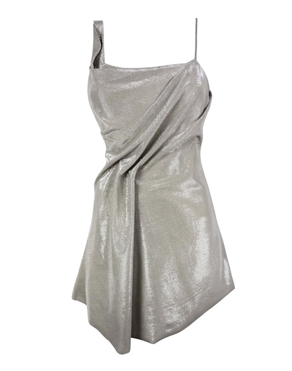 Рокля SILVER LIQUID METAL