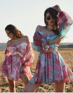 Рокля TURQUOISE CORA LUX