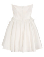 Рокля WHITE 3D FLOWERS