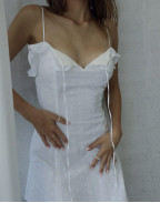 Рокля WHITE COTTON EMBROIDERY