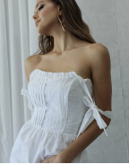 Рокля WHITE COTTON EMBROIDERY I