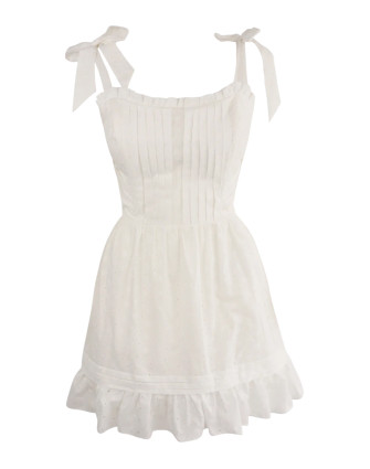 Рокля WHITE COTTON EMBROIDERY I