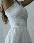 Рокля WHITE COTTON EMBROIDERY I