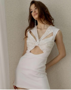 Рокля WHITE CRYSTAL COUTURE