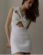 Рокля WHITE CRYSTAL COUTURE