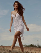 Рокля WHITE COTTON EMBROIDERY