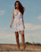 Рокля WHITE COTTON EMBROIDERY