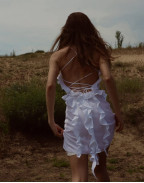 Рокля WHITE COTTON EMBROIDERY