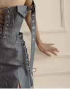 Топ DENIM WITH TIES