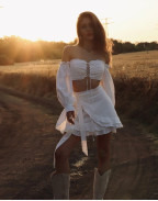 Топ WHITE COTTON EMBROIDERY