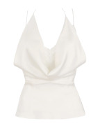 Топ WHITE LACE&SATIN