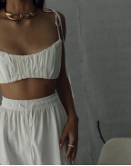 Топ WHITE LINEN CLASSY