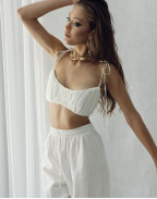 Топ WHITE LINEN CLASSY
