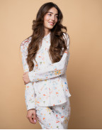 Памучна пижама с принт ДЕТСКИ РИСУНКИ