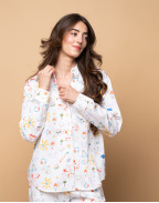 Памучна пижама с принт ДЕТСКИ РИСУНКИ