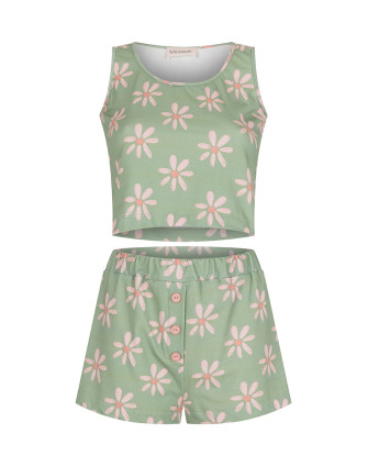 Сет от трико ЦВЕТЯ