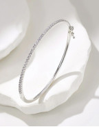 Гривна REINE HALF-PAVE BANGLE