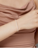 Гривна REINE HALF-PAVE BANGLE