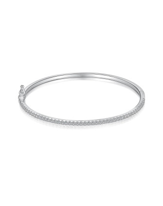 Гривна REINE HALF-PAVE BANGLE