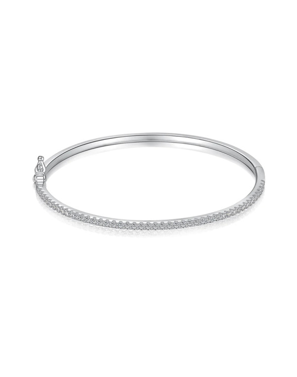 Гривна REINE HALF-PAVE BANGLE
