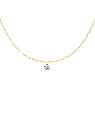 Колие AROSA SOLITAIRE 18K GOLD PLATED