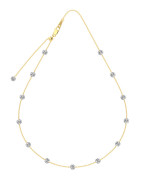 Колие BORAKAY CUT STONES 18K GOLD PLATED