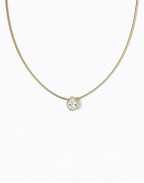 Колие LEFAY BEZEL PEAR 18K GOLD PLATED