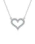 Колие VERONA HEART PAVE
