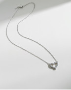 Колие VERONA HEART PAVE