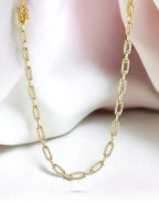 Колие ZERMATT PAPERCLIP 18K GOLD PLATED