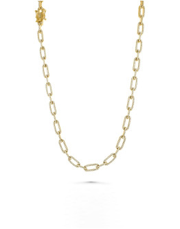 Колие ZERMATT PAPERCLIP 18K GOLD PLATED