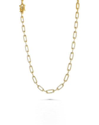 Колие ZERMATT PAPERCLIP 18K GOLD PLATED