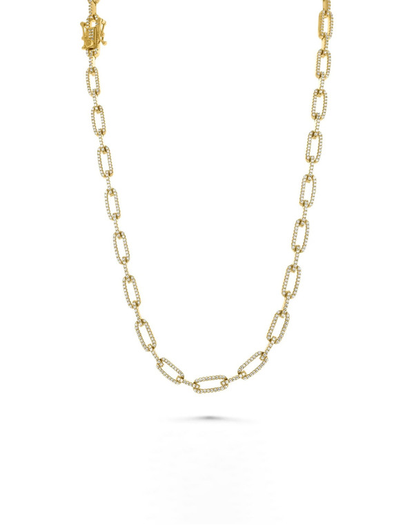 Колие ZERMATT PAPERCLIP 18K GOLD PLATED