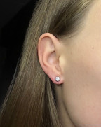 Обеци ABISKO ROUND BEZEL