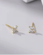 Обеци MAURITIUS STUD 18K GOLD PLATED