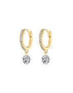 Обеци MEGEVE HOOPS DROP