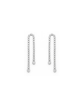 Обеци PONTRESINA TENNIS BEZEL DROP