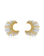 Обеци SAMOENS RAY OF SUNSHINE 18K GOLD PLATED