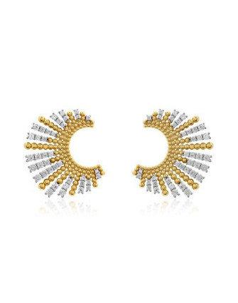 Обеци SAMOENS RAY OF SUNSHINE 18K GOLD PLATED