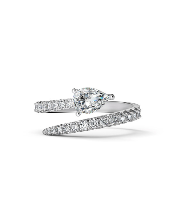 Пръстен ANAFI PEAR PAVE