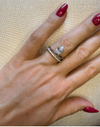 Пръстен SANTORINI ENTWINED PEAR