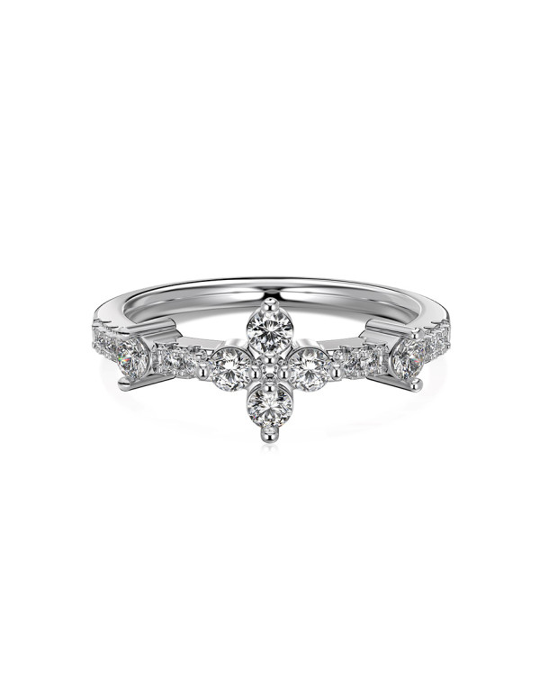 Пръстен SEYCHELLES HALF-PAVÉ BAND