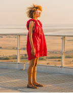 Рокля DANCING CLOUDS MINI STRAWBERRY RED