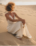 Рокля LONG BEDOUIN EGGSHELL