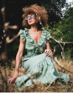Рокля ROMANCE AZURE GREEN