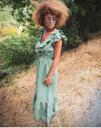 Рокля ROMANCE AZURE GREEN