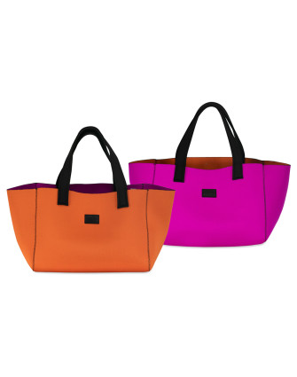 Чанта с две лица MIAMI BAG REVERSIBLE ORANGE/PINK