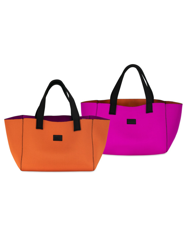 Чанта с две лица MIAMI BAG REVERSIBLE ORANGE/PINK