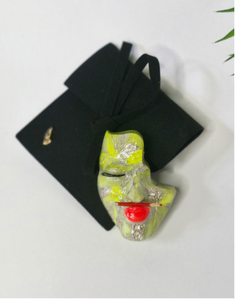 Брошка ART NEON GOLD