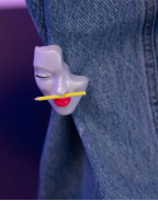 Брошка ART WHITE PEARL